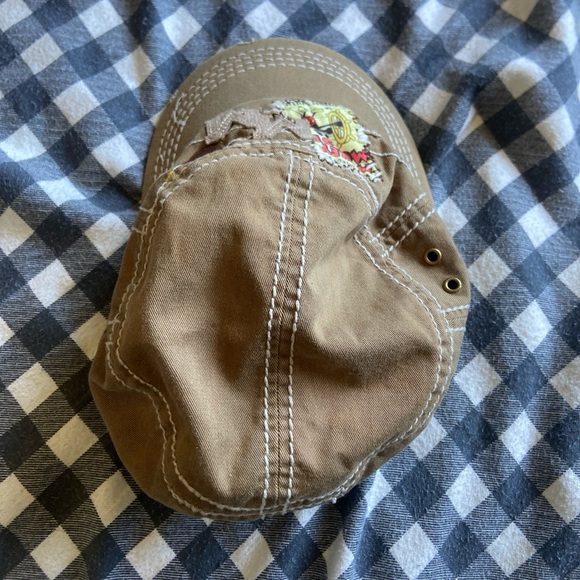 Vintage patched work Mickey Mouse cadet cap - Picture 3 of 3